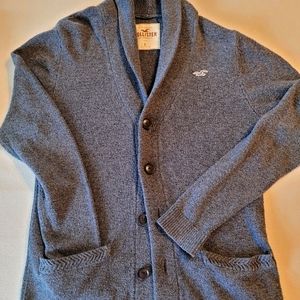 Holister button down sweater